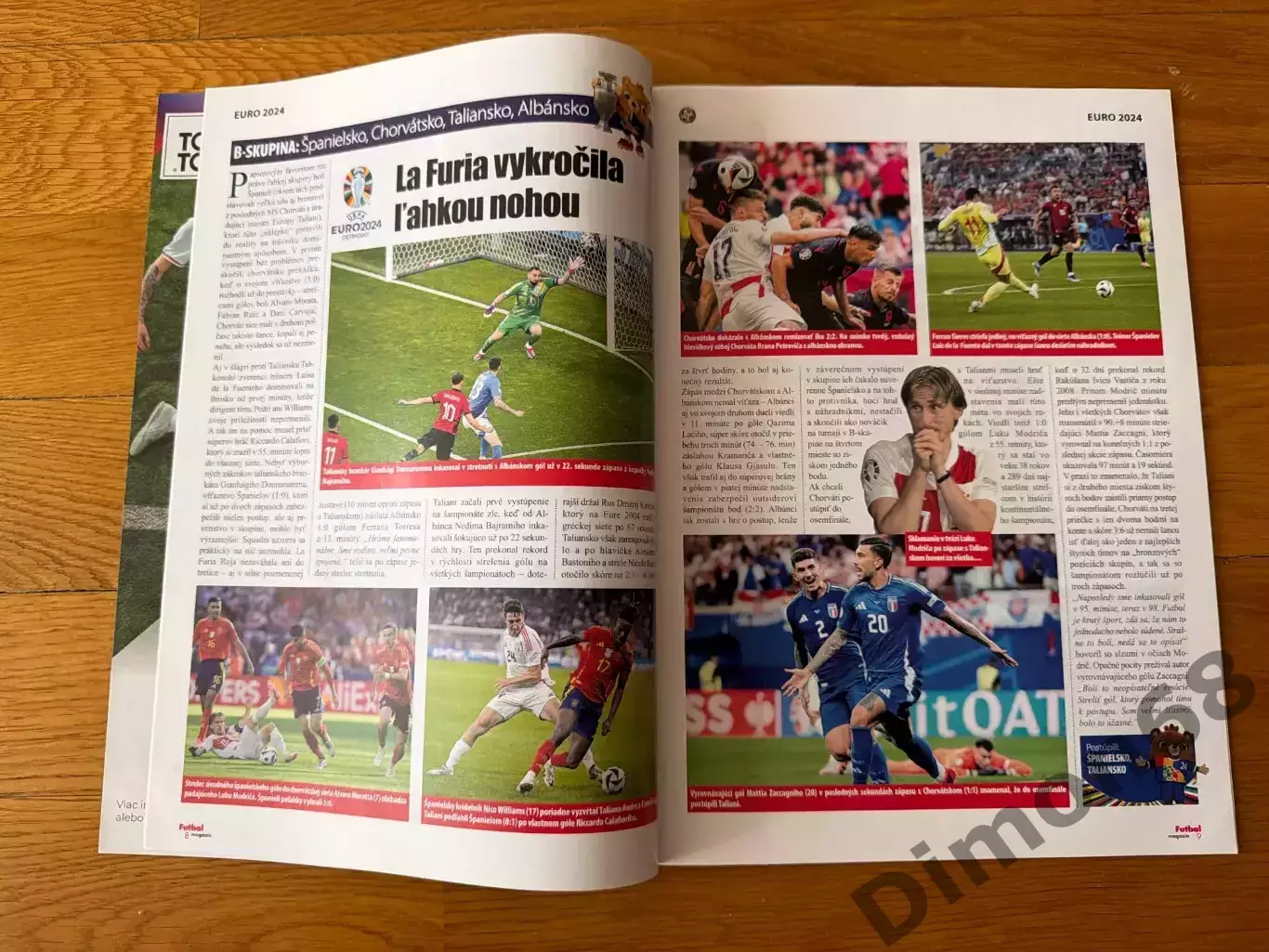 Futbal евро 2024г в журнале нет центрального постера 1