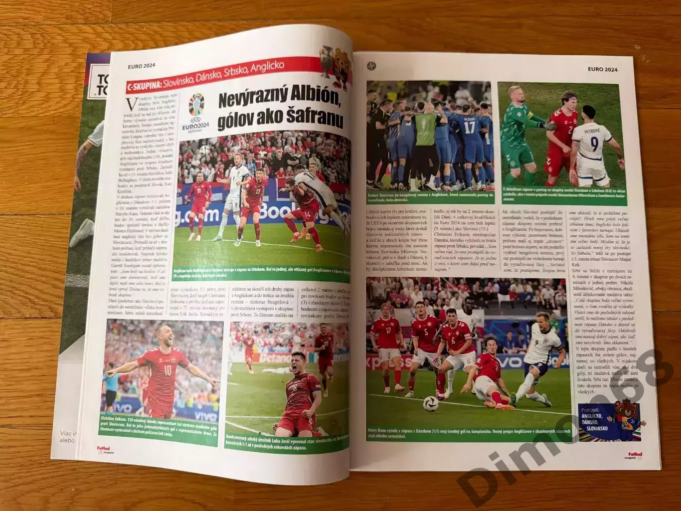 Futbal евро 2024г в журнале нет центрального постера 2