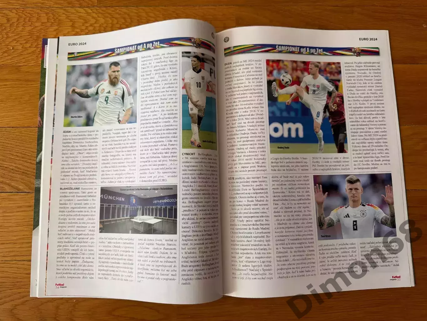Futbal евро 2024г в журнале нет центрального постера 5