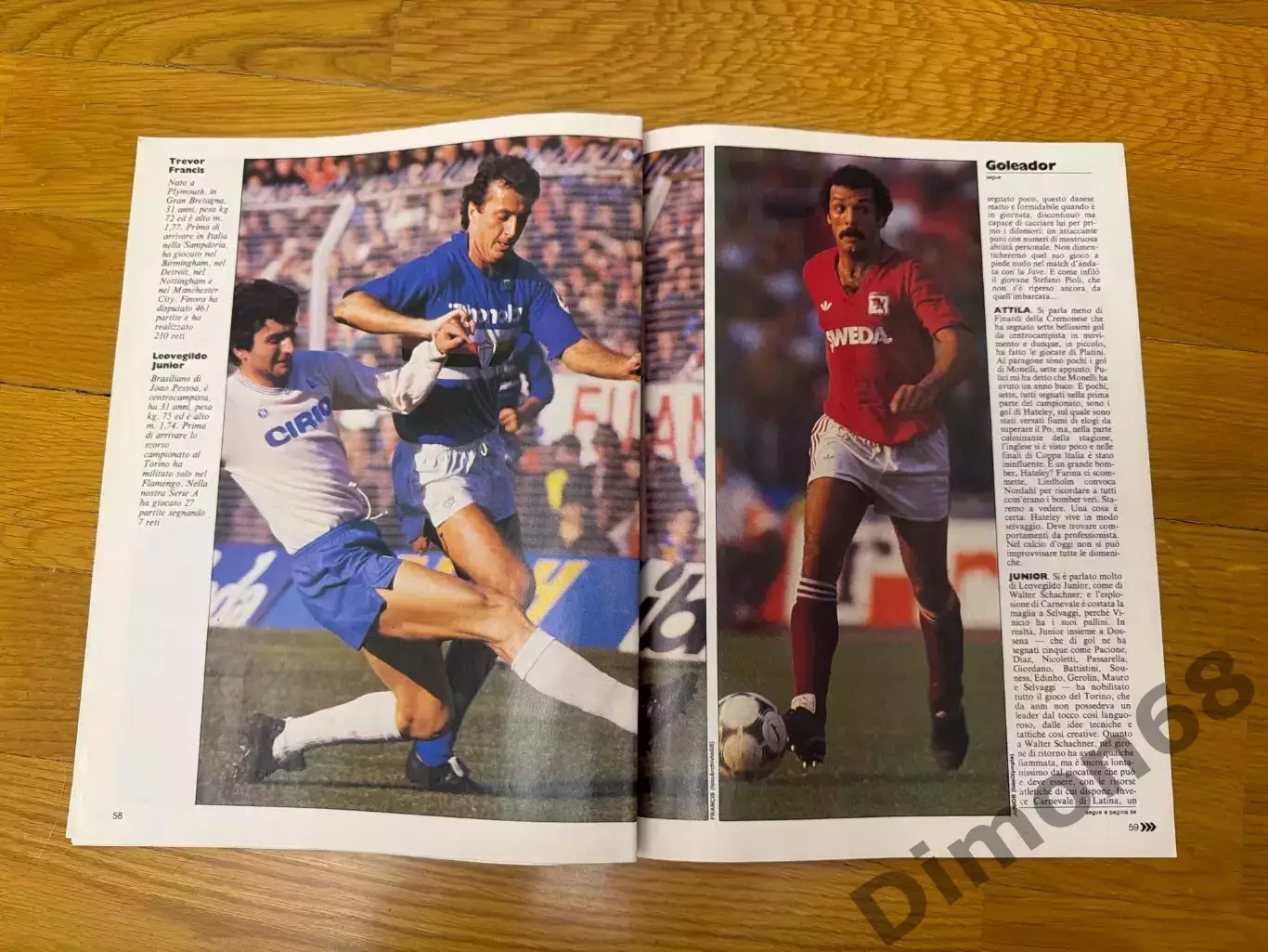 Guerin sporting приложение лучшие игроки чем Италии сезон 84/85г 5