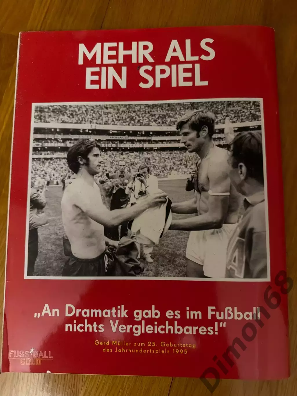 журнал посвящен полу финала ч м 70г ФРГ - Италия целый журнал 7