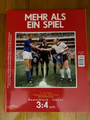 журнал посвящен полу финала ч м 70г ФРГ - Италия целый журнал