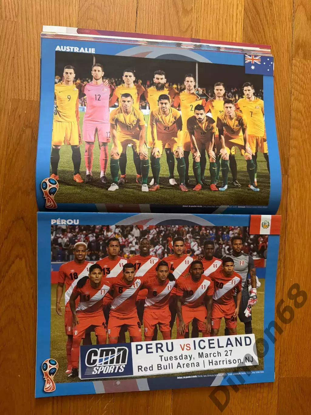 PLANETE FOOT спецвыпуск с м 2018г постеры всех сб и игроков 4