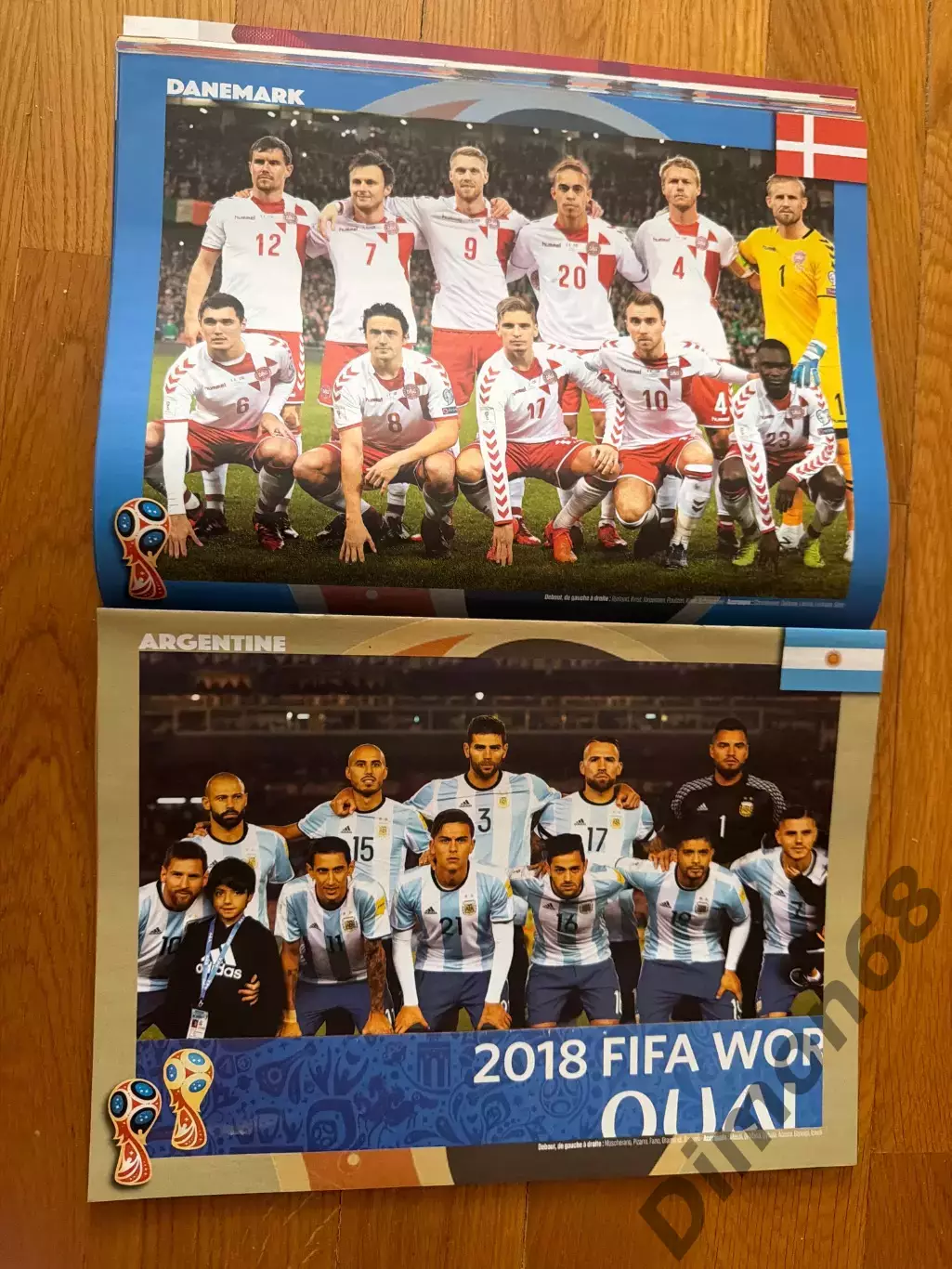 PLANETE FOOT спецвыпуск с м 2018г постеры всех сб и игроков 5