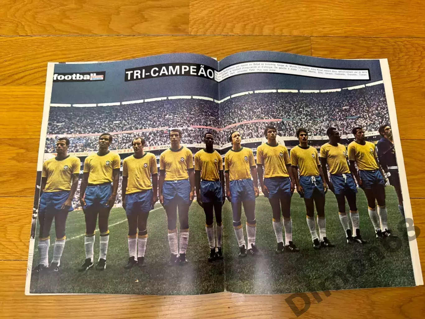 football mondial все о ч м 70г постер а3 сб Бразилии без обложки и не целый