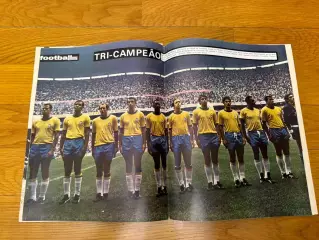 football mondial все о ч м 70г постер а3 сб Бразилии без обложки и не целый