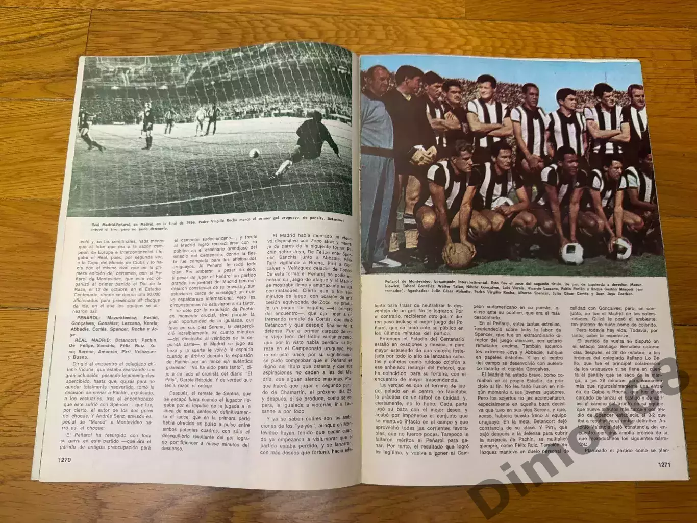 enciclopedia de FUTBOL (финалы межконтинентальных кубка 1960-72гг) целый 2