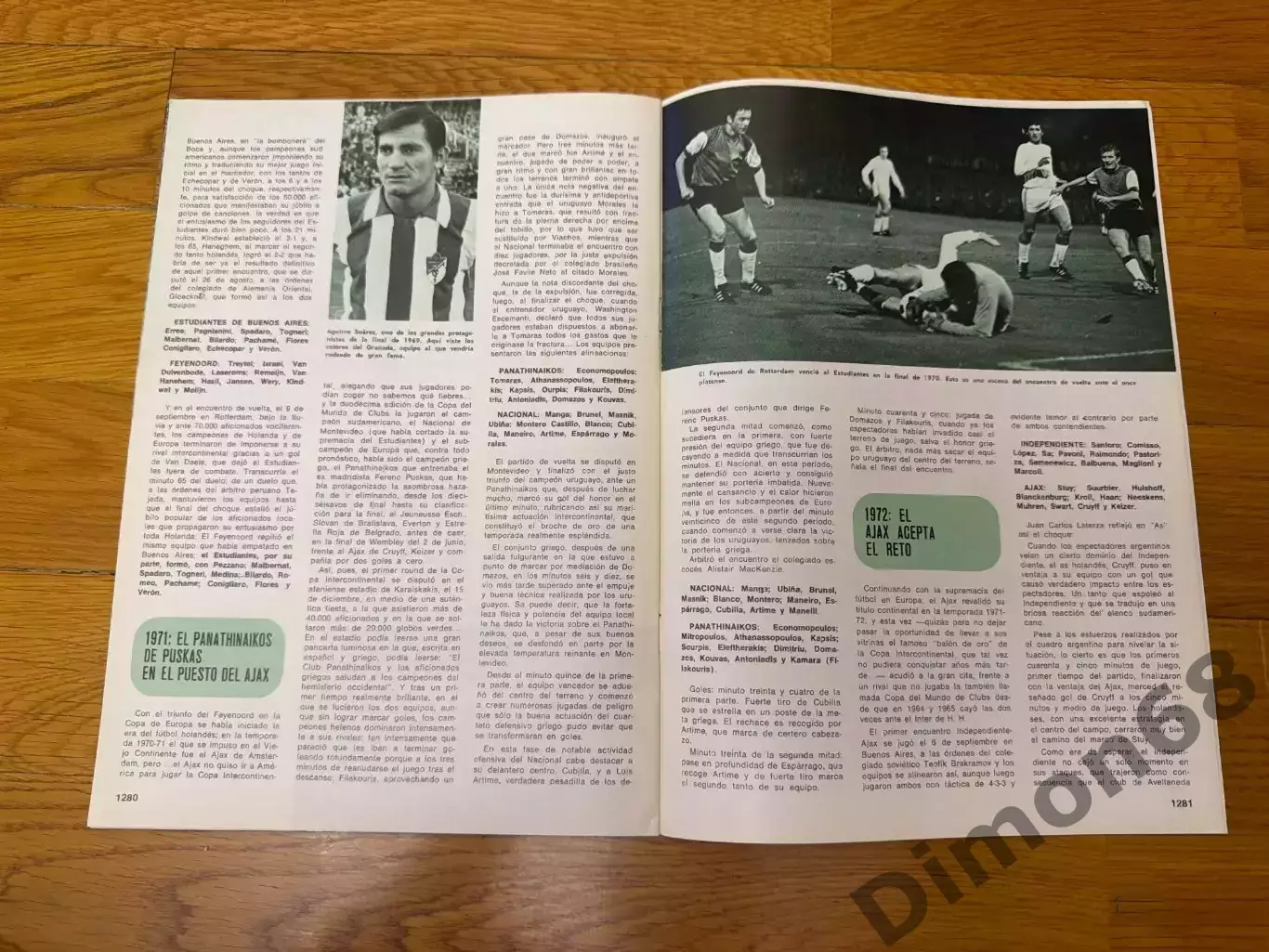 enciclopedia de FUTBOL (финалы межконтинентальных кубка 1960-72гг) целый 7