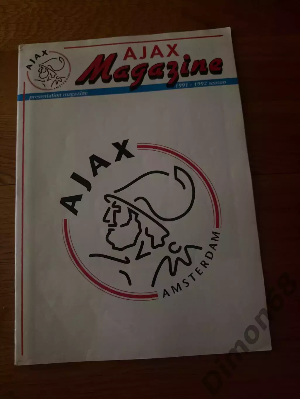 AJAX Magazine сезон 1991/92г целый в идеальном состоянии