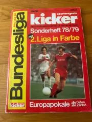 Kicker Bundesliga 1978/79 журнал целый в идеальном состоянии