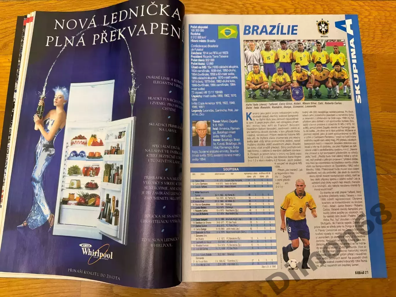 Fotbal спецвыпуск к ч м 98г не целый в идеальном состоянии 1