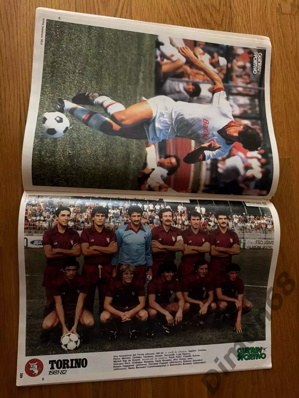 Guerin sportivo calcio Italian 1981/82г целый в идеальном состоянии 7