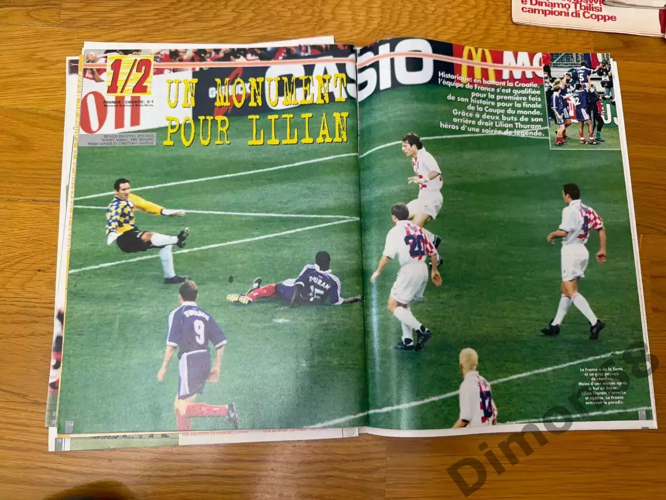 Onze mondial’114/1998г все о ч м 98г без обложки и финала 3