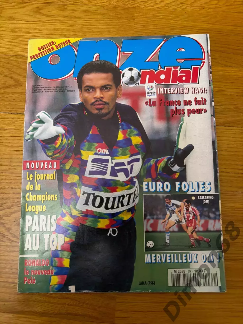 Onze mondial’69/1994г журнал не целый