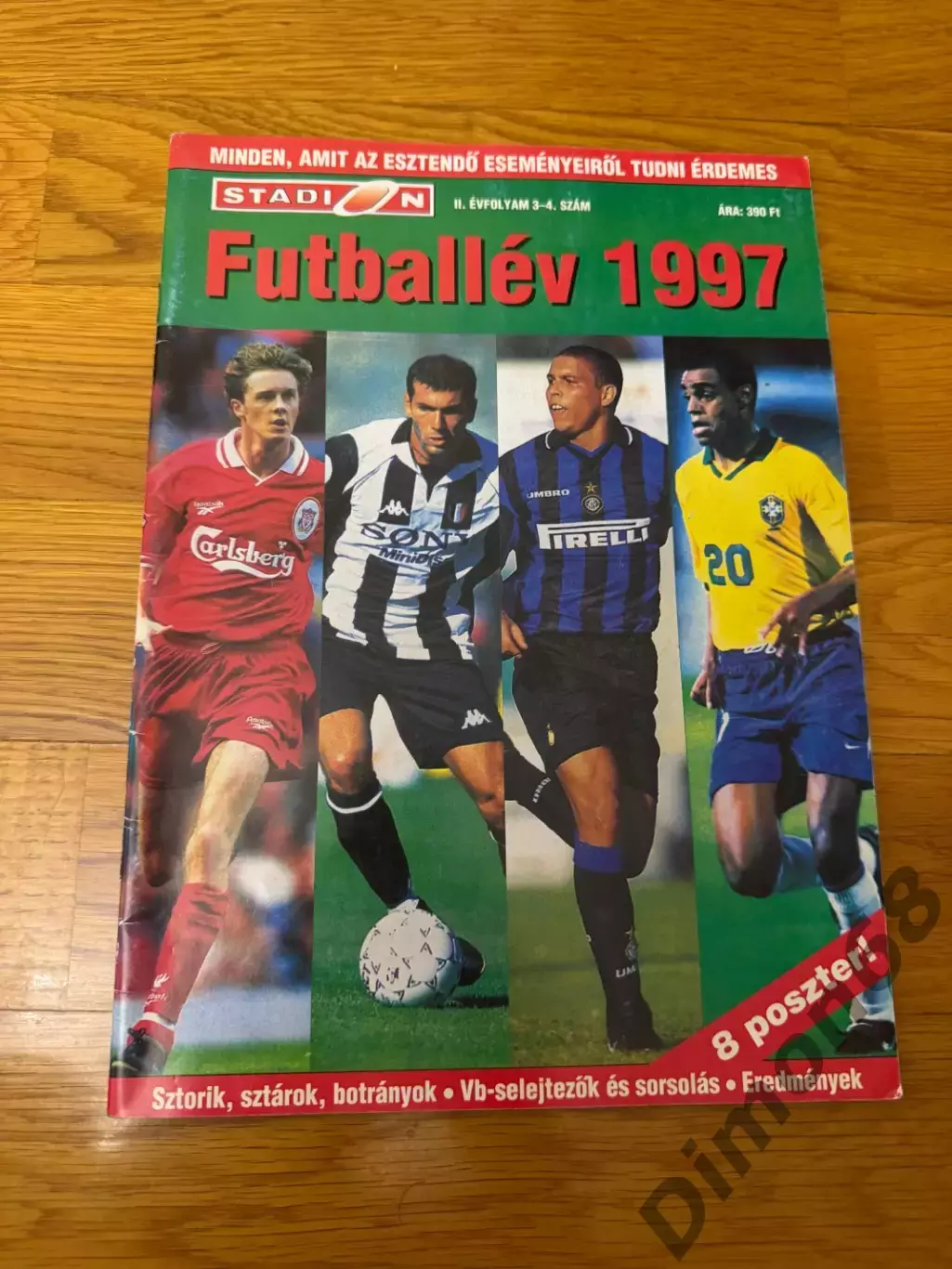 STADION (венгрия ) постеры игроков и команд сезон 1997г