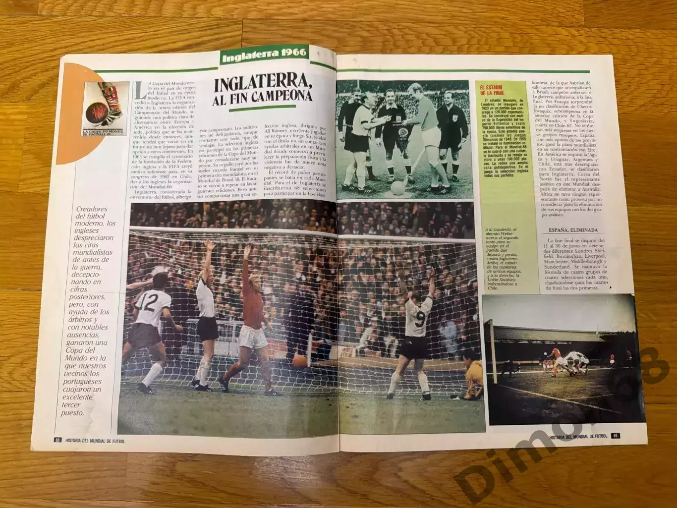 FUTBOL mondial 1962г ; 1966г 5