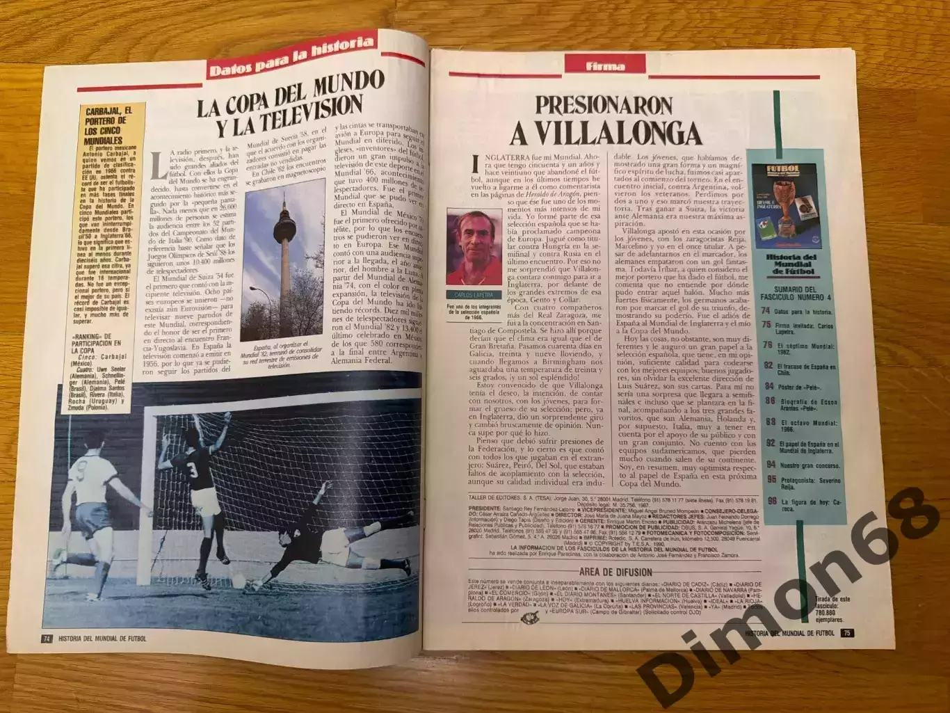 FUTBOL mondial 1962г ; 1966г 1
