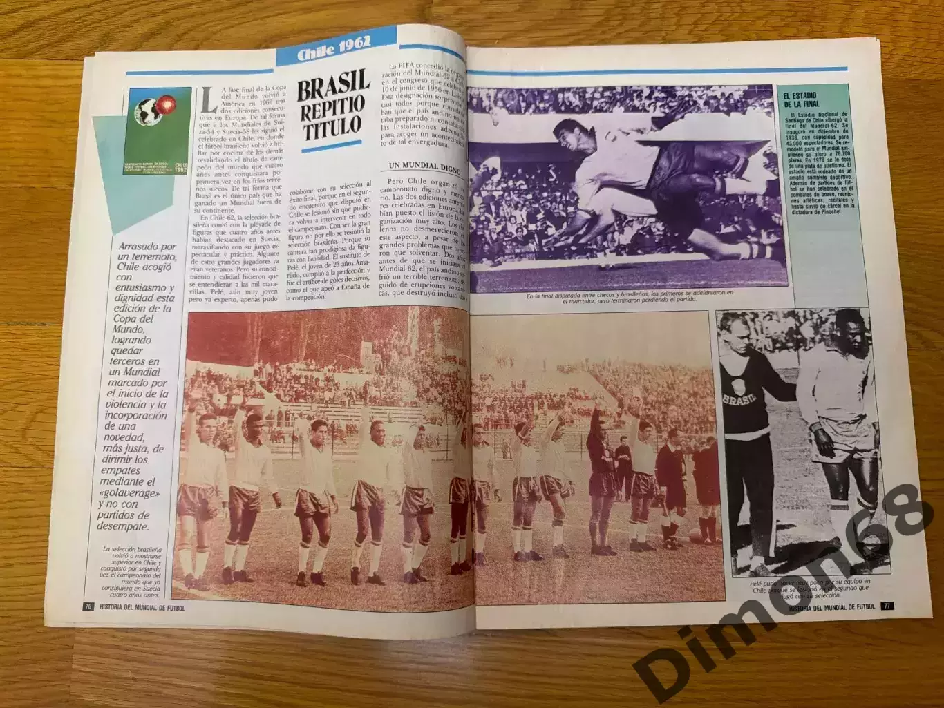 FUTBOL mondial 1962г ; 1966г 2