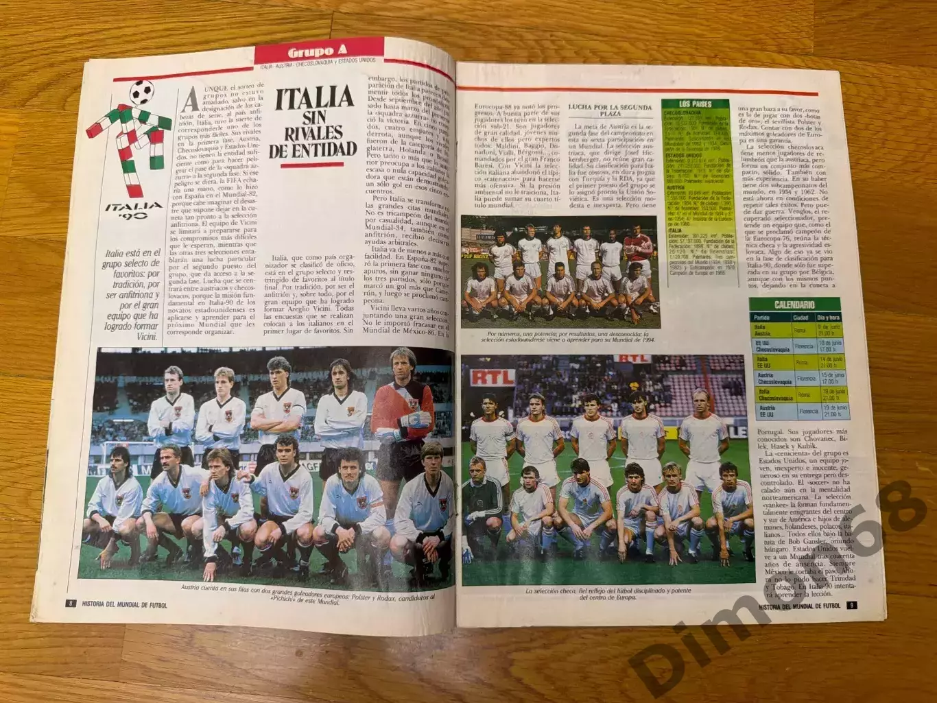 FUTBAL Historia del Mundial постер сб Италии 3