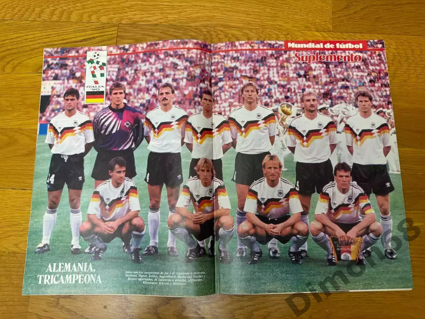 FUTBAL Historia del Mundial постер сб ФРГ 1