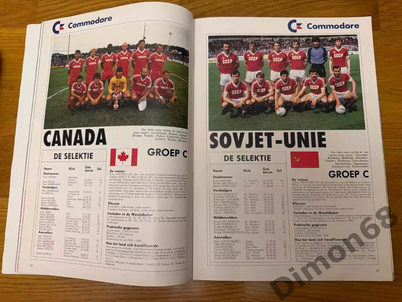 Voetbal спецвыпуск с м 1986г 4