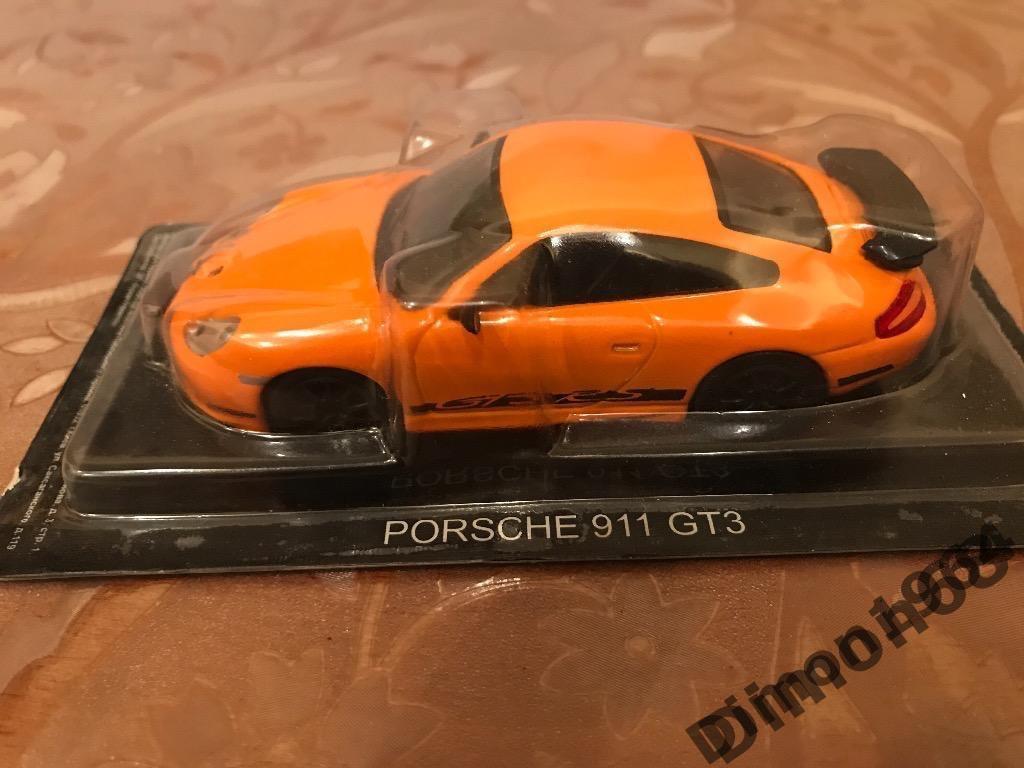 PORSCHE 911 GT 3 маштаб модели 1/43 де агостини