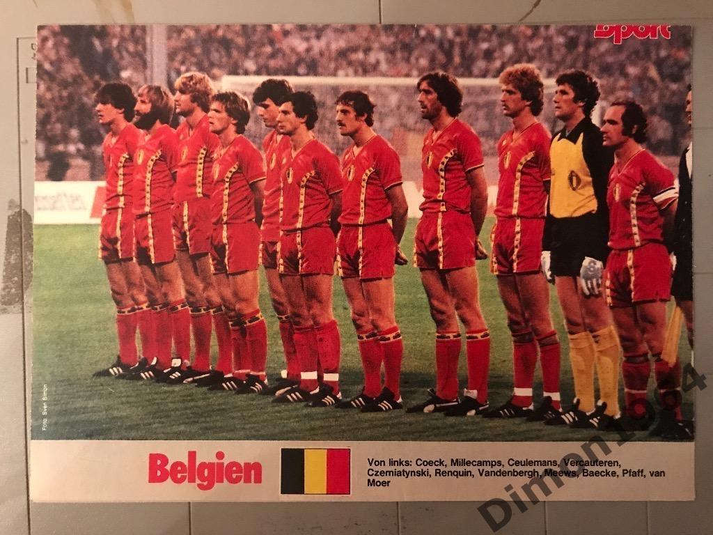 сб бельгия 1982г