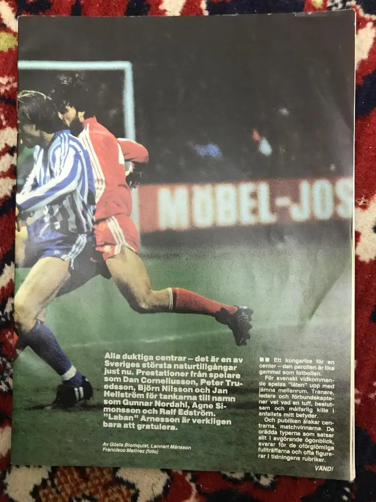 SPORT (швеция журнал без обложки сентябрь октябрь1982г)