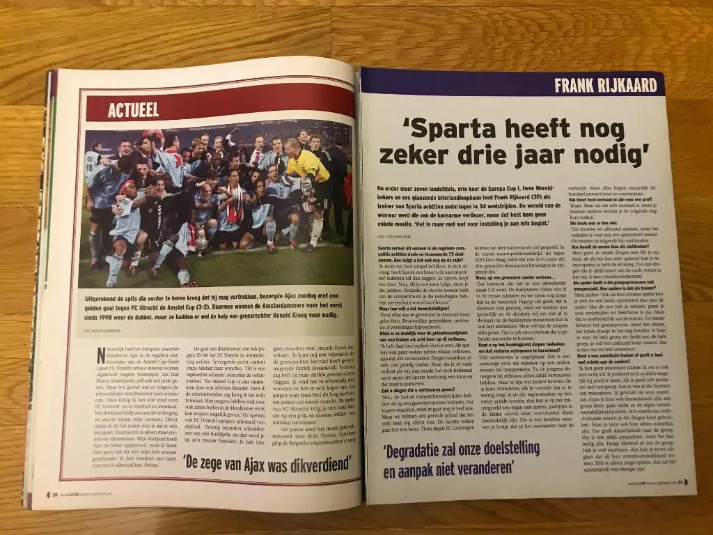 voetbal international 2002г без обложки и не полный 2