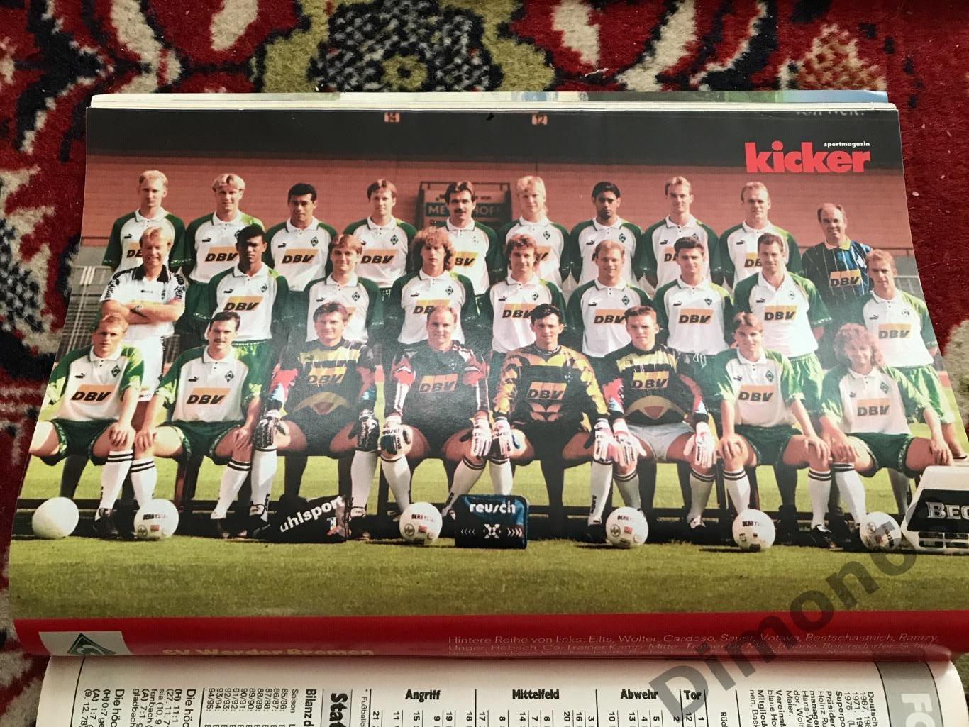 kicker Bundesliga 95/96г 2