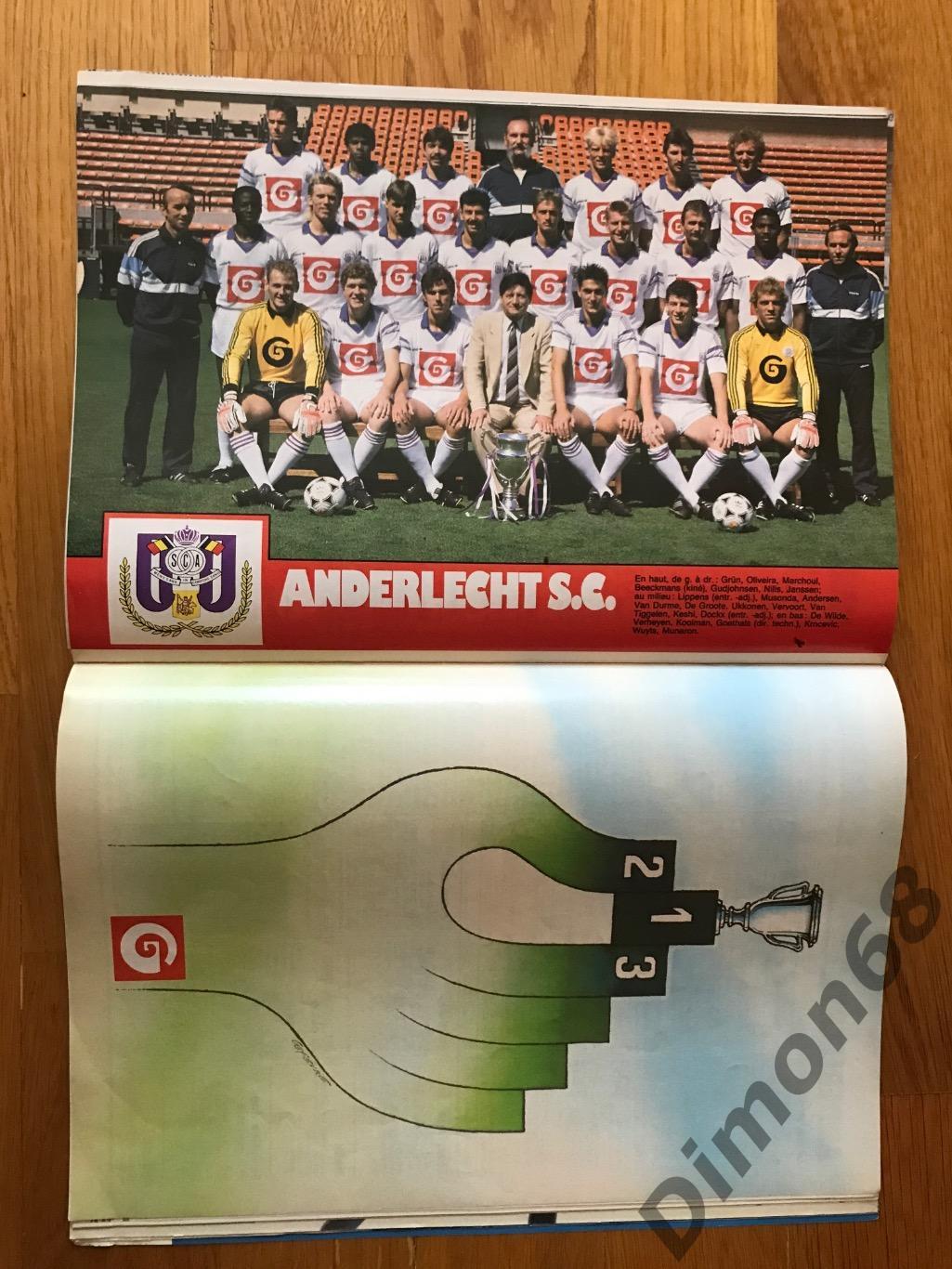 спецвыпуск чемпионат бельгии сезон 1988/89постеры А4 нет постера мехелена 5