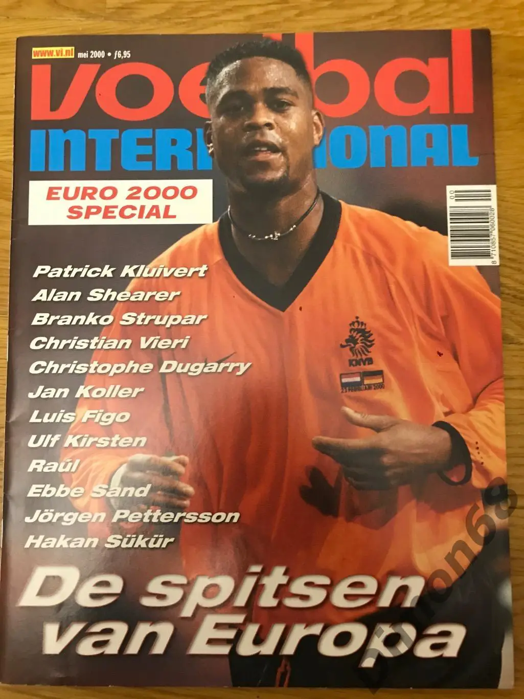 VOETBAL evro 2000г спецвыпуск постеры игроков