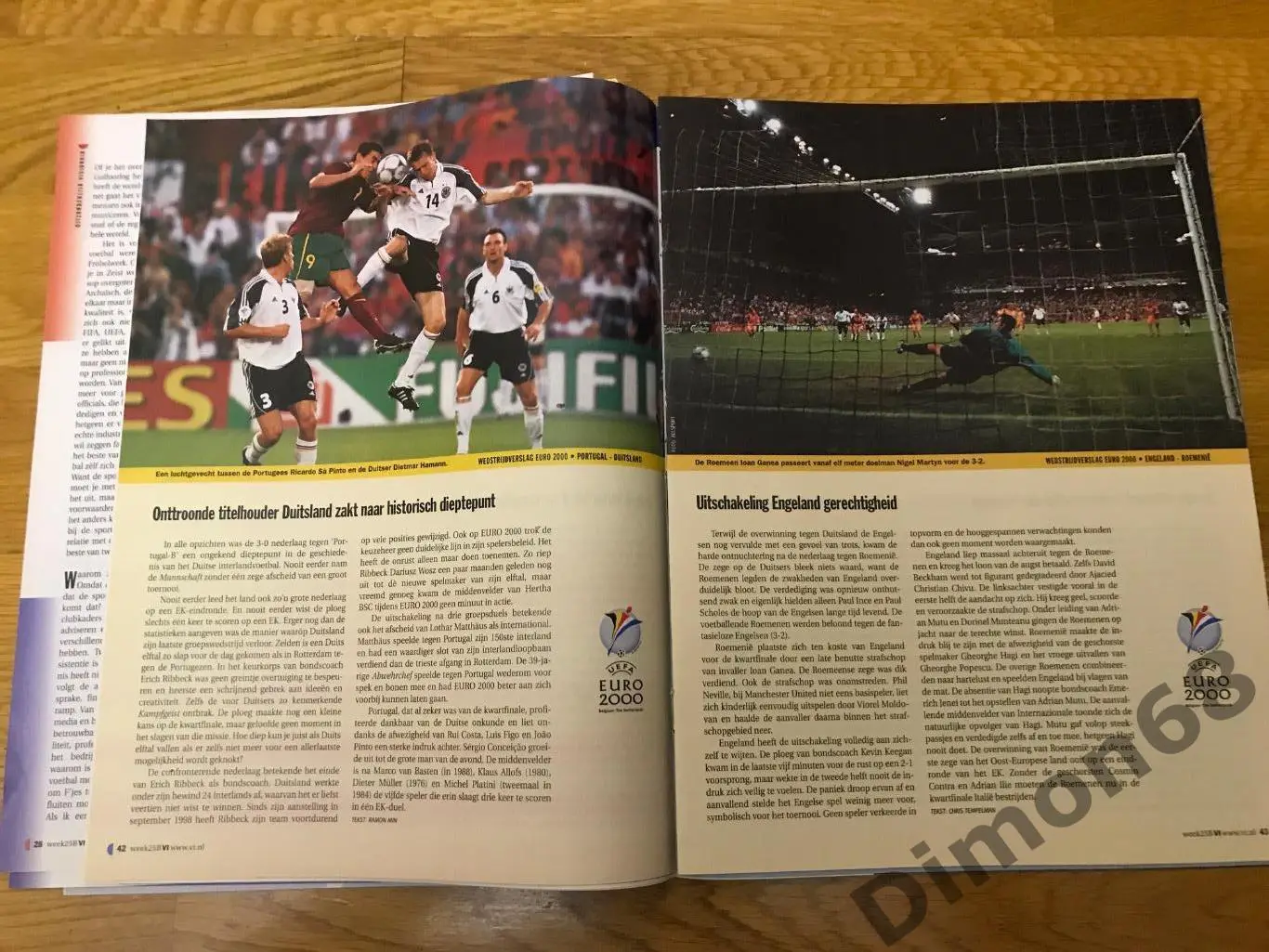 voetbal international журнал без обложки и не целый ч е 2000г 4