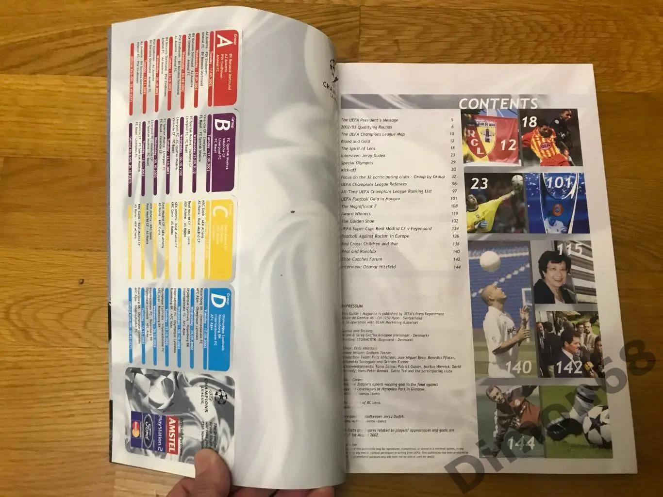 лига чемпионов сезон 2002/03г 1