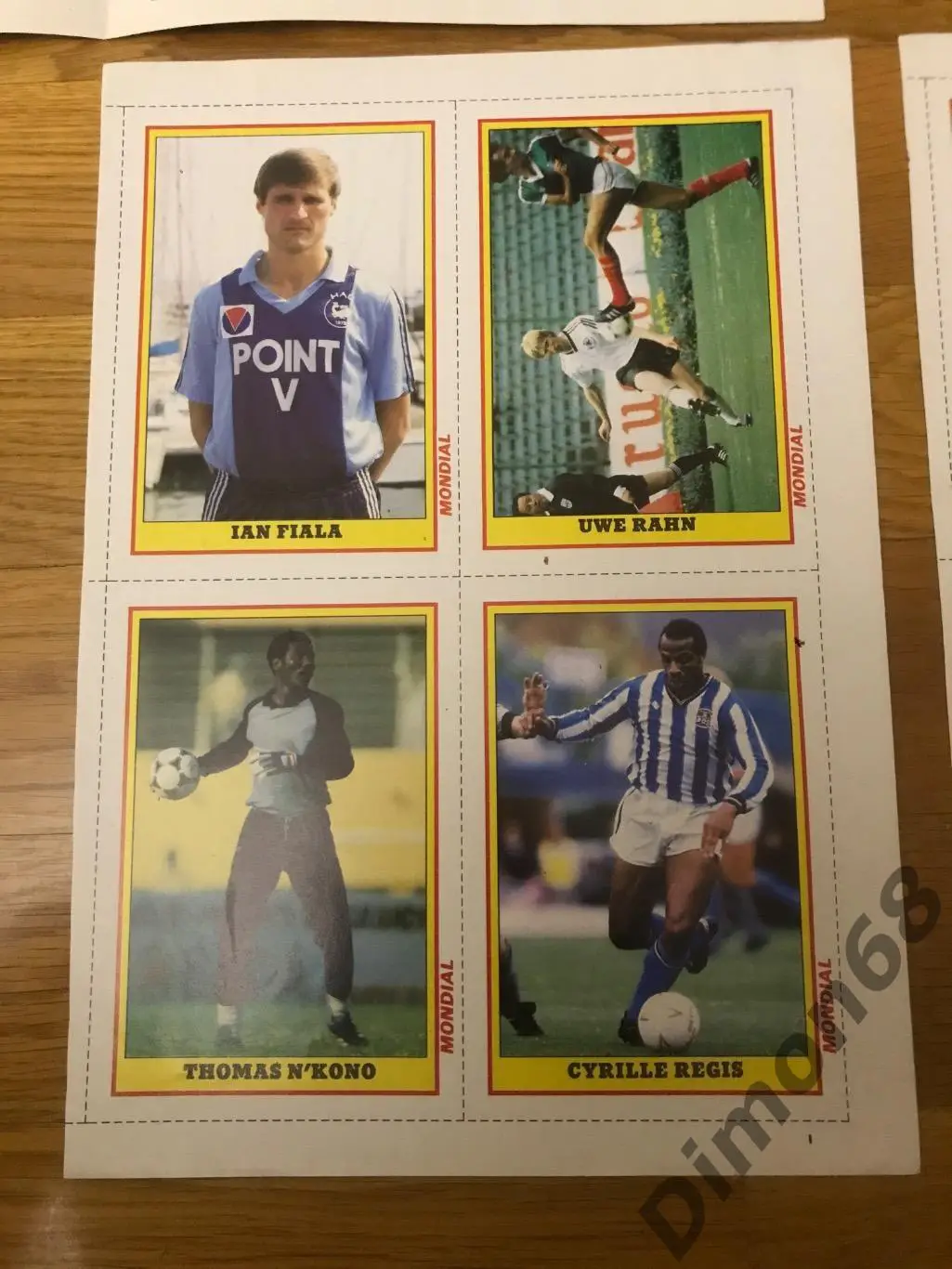 20 карточек игроков из журнала онзе/ мондиаль и MONDIAL 3