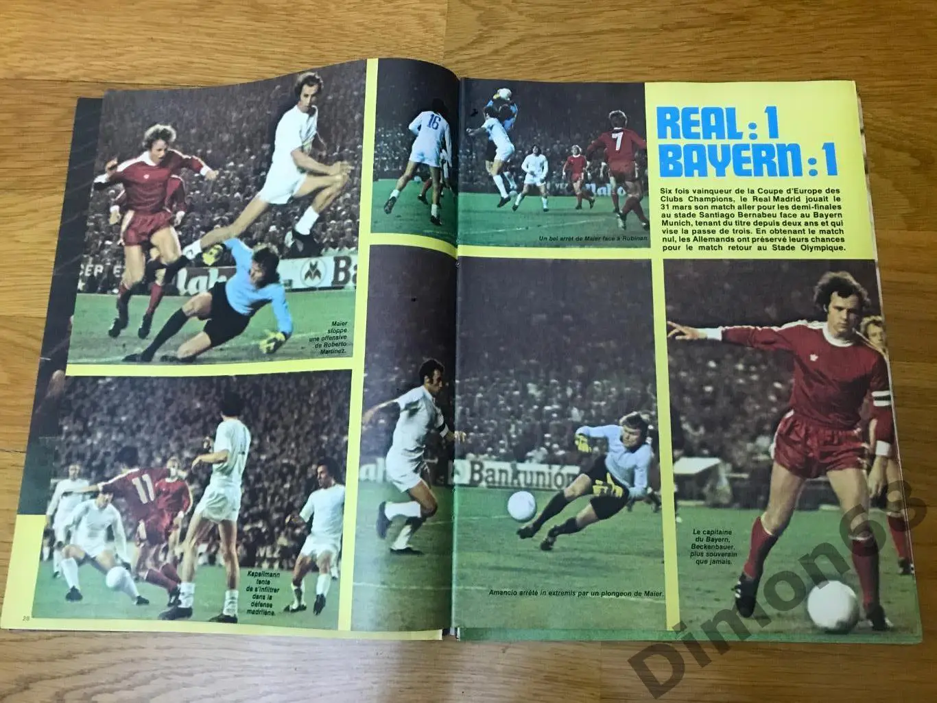 14 листов с играми и постерами игроков еврокубков из журнала онзе 2