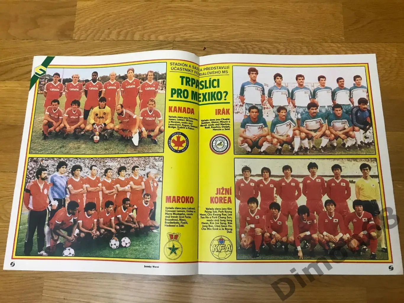 канада; марокко;ирак ; южная корея 86г