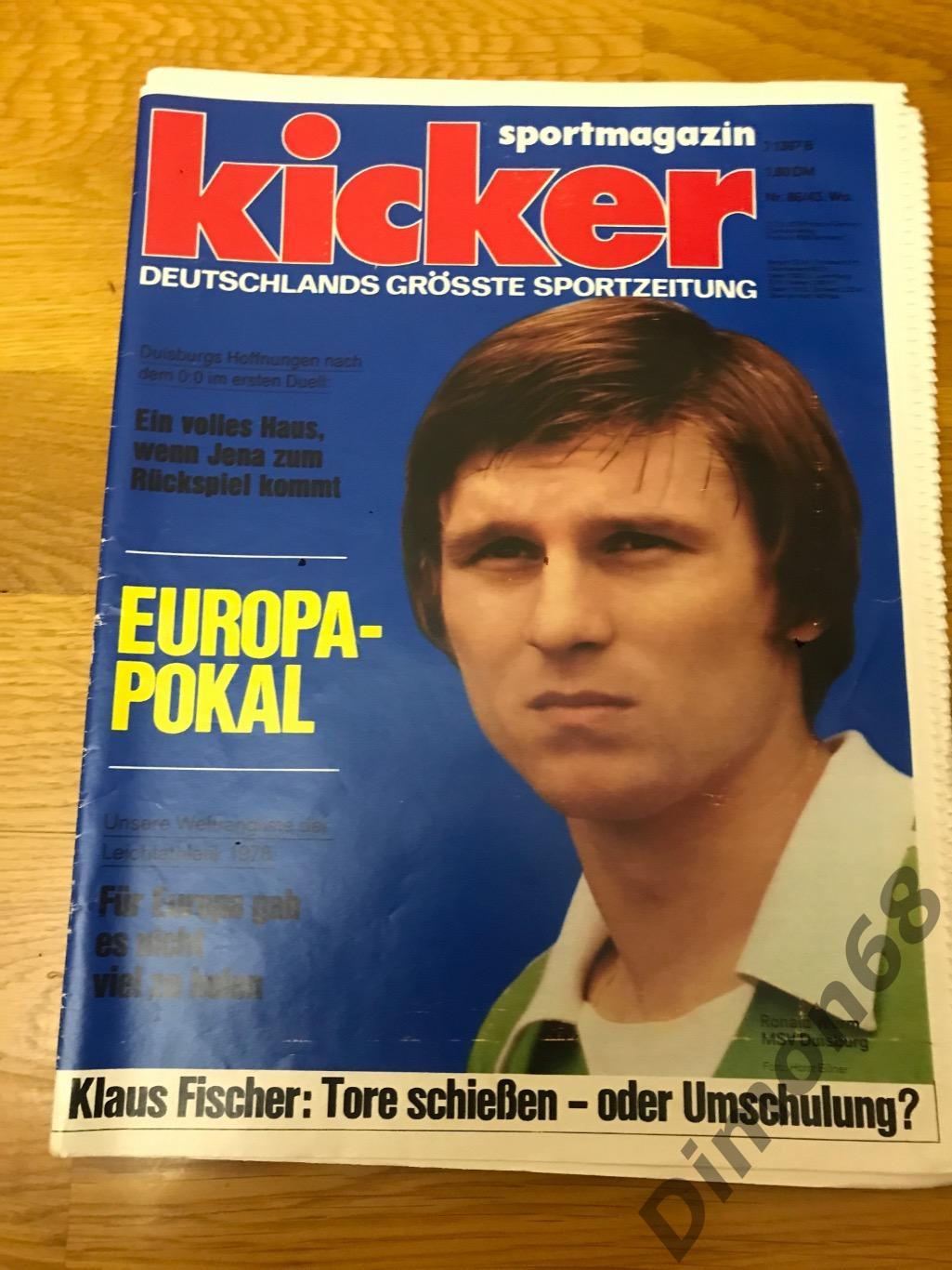 kicker sport magazine номер 86 1978 г не целый