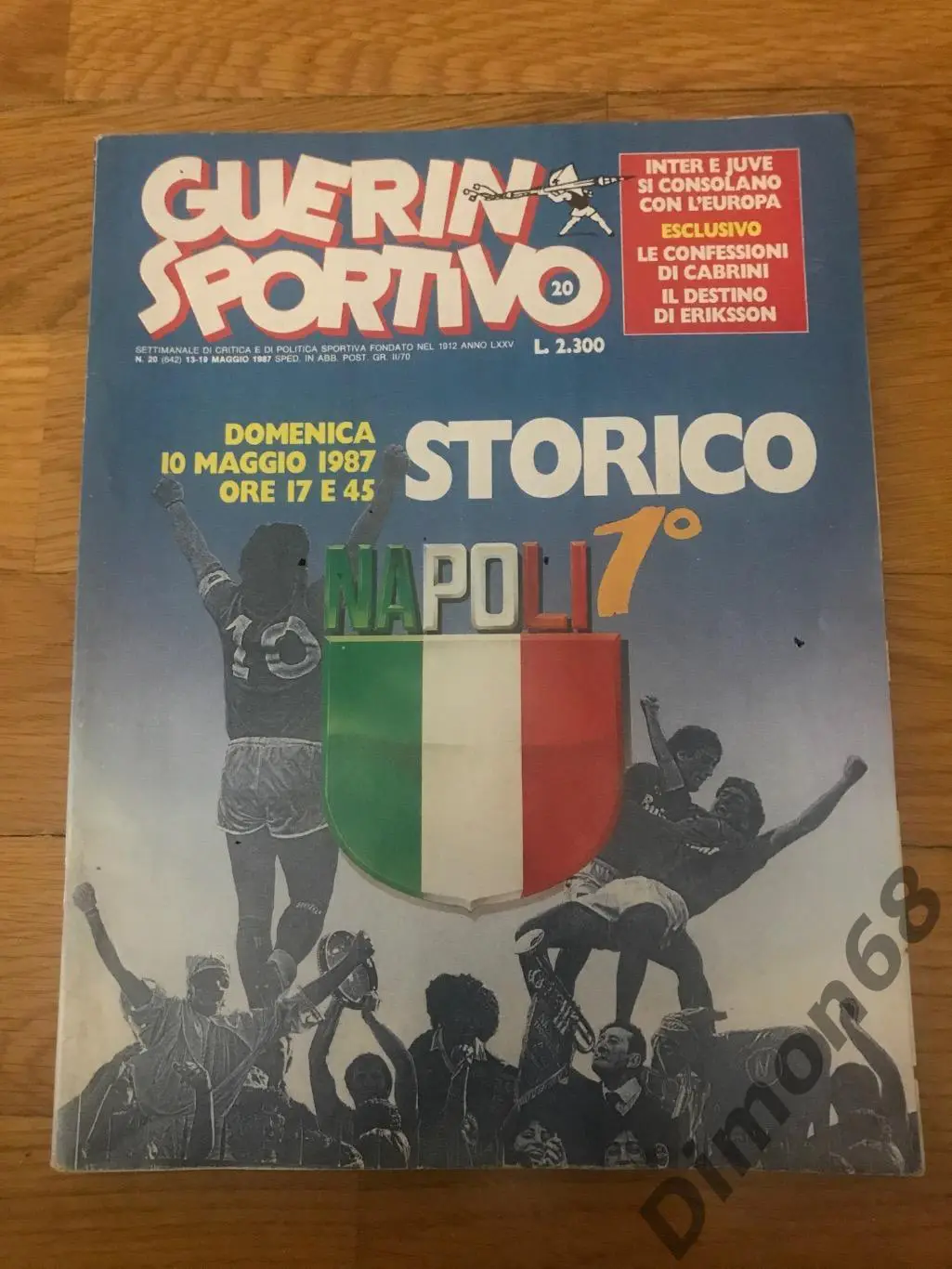 Guerin sportivo’20 1987г целый в идеальном состоянии