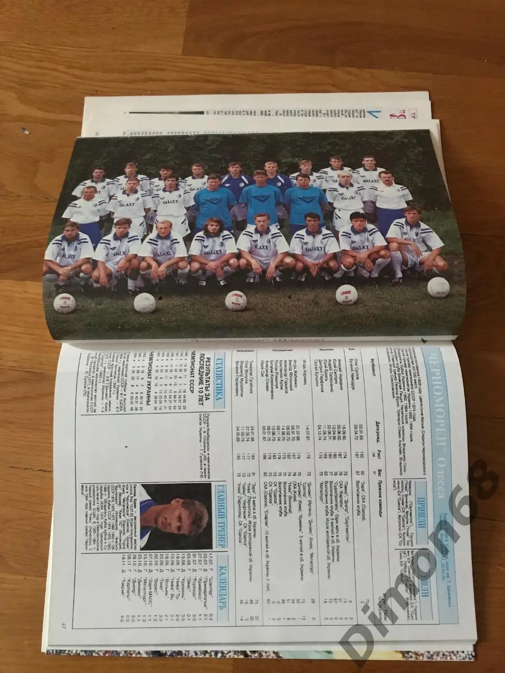 мир футбола украинский футбол сезон 94/95г постеры всех команд высшей лиги 5