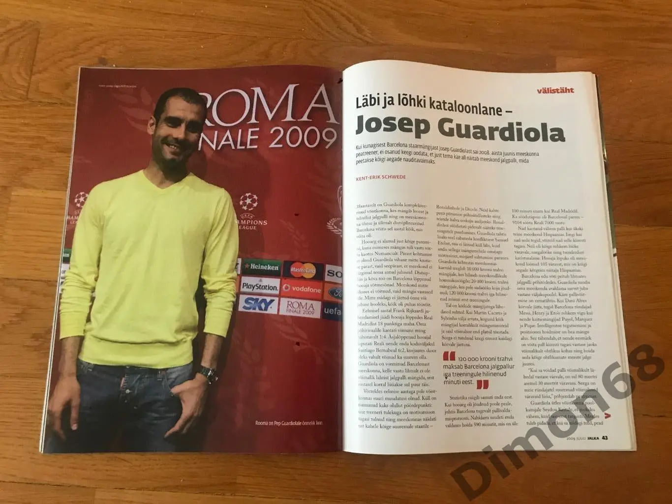 JALKA июль 2009г журнал в идеальном состоянии только без постера Барселон 4