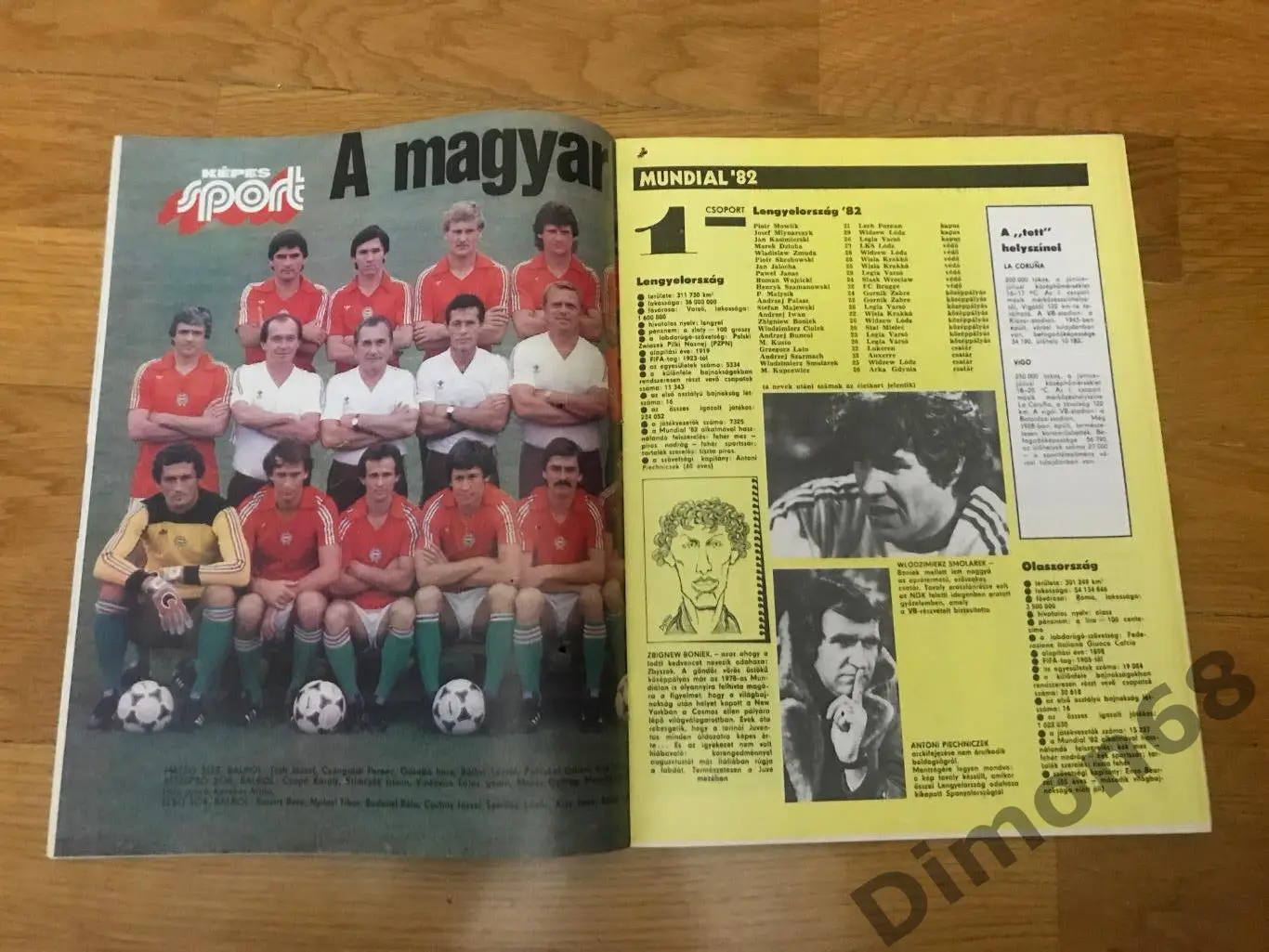 kepes sport’24 1982г журнал целый в идеальном состоянии постер сб венгрии 1