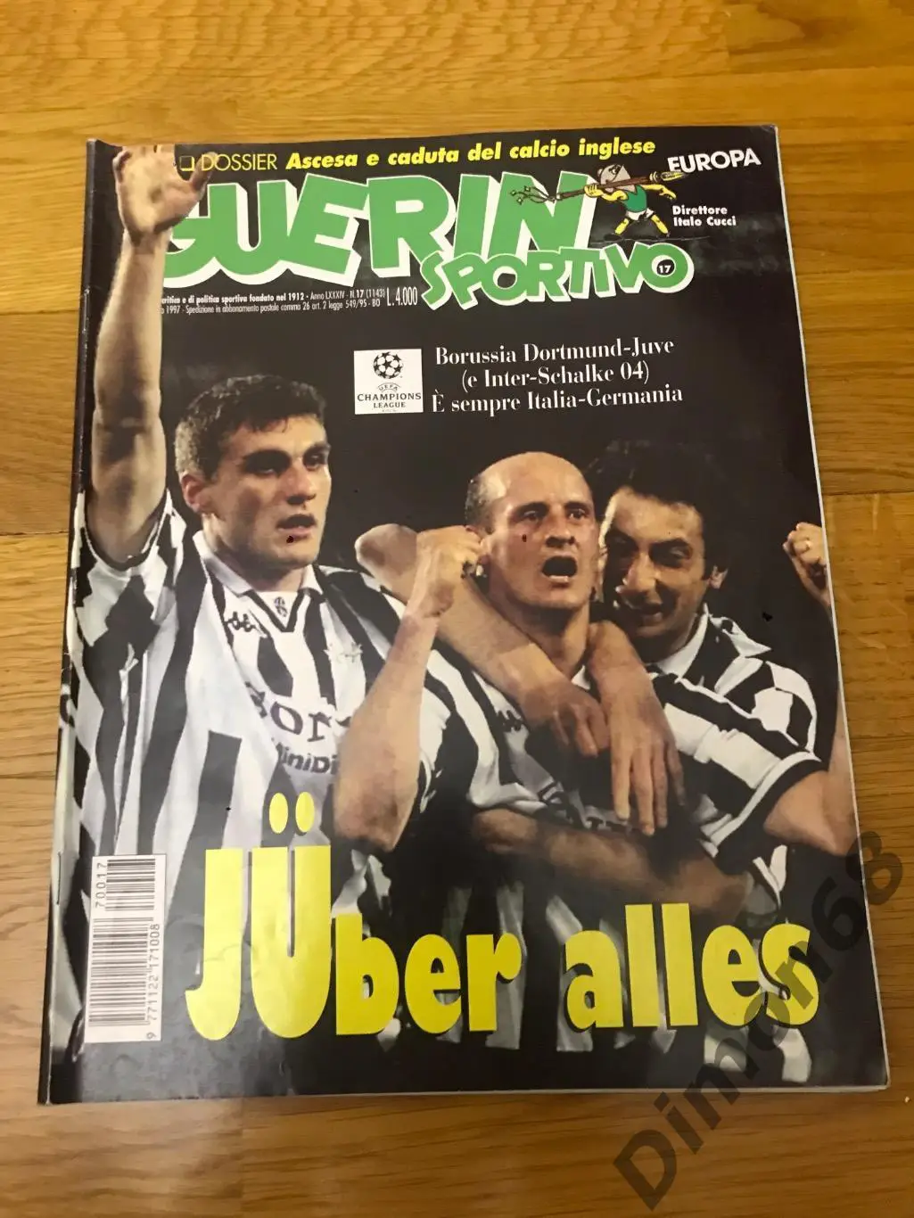 guerin sportivo’17 1997г журнал целый в идеальном состоянии