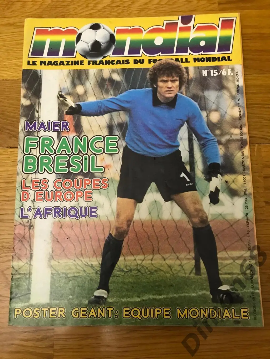 mondial’ 15 журнал целый с мега постером