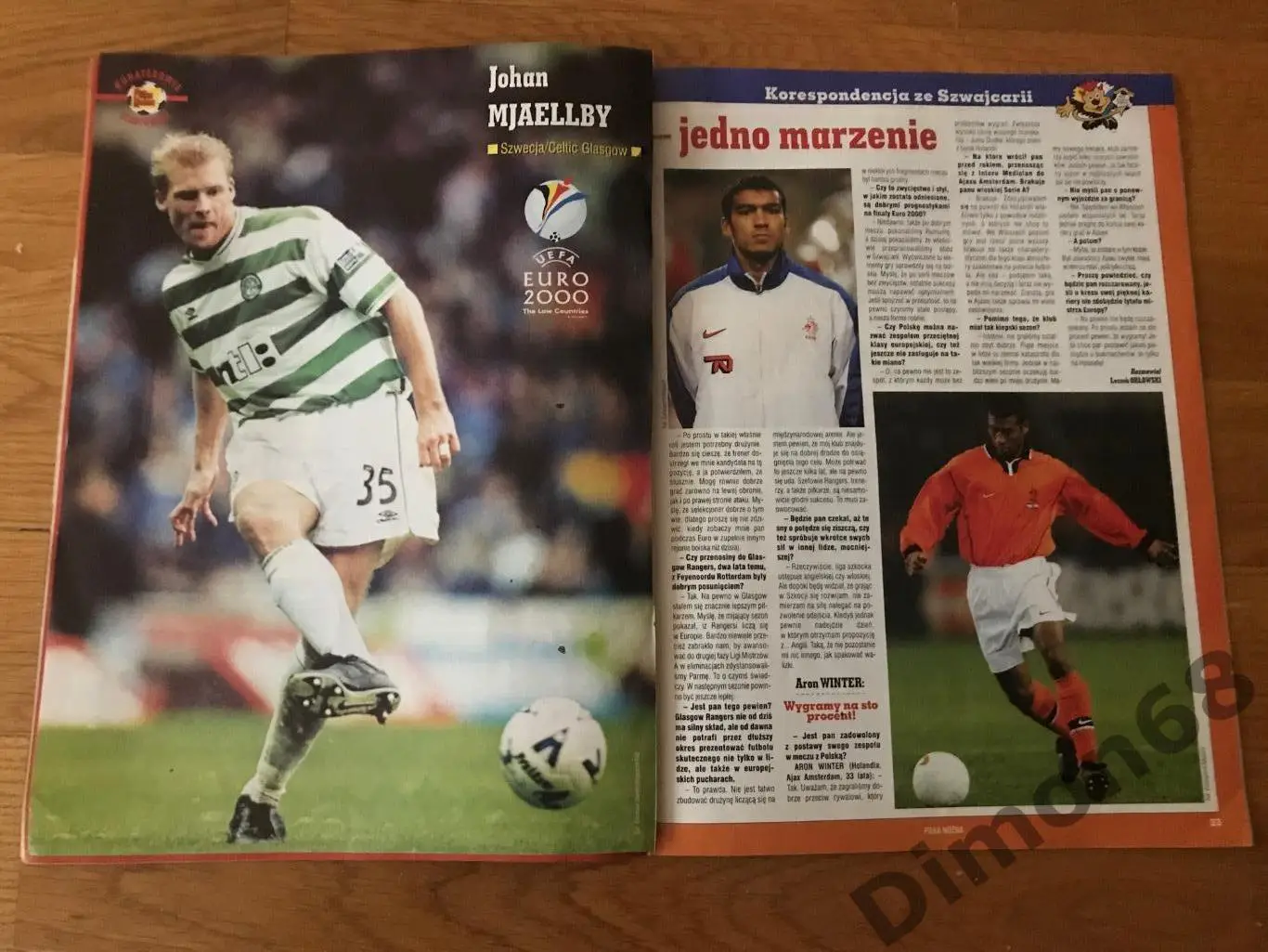 pilka nozna 2000г журнал не целый отсутствует центральный постер на два листа 2