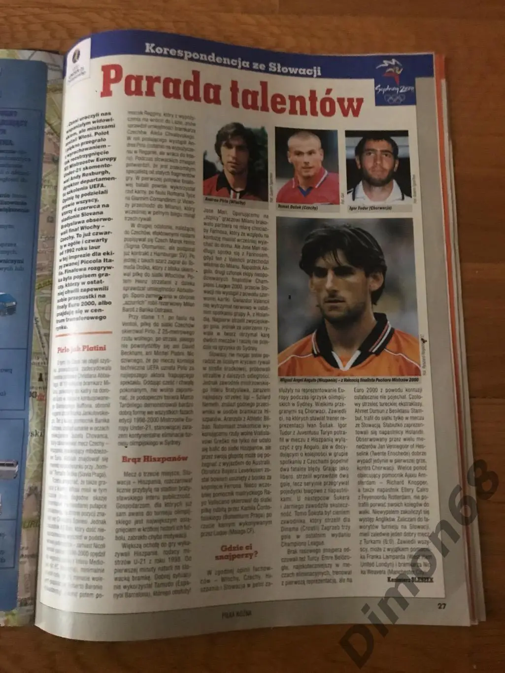 pilka nozna 2000г журнал не целый отсутствует центральный постер на два листа 4