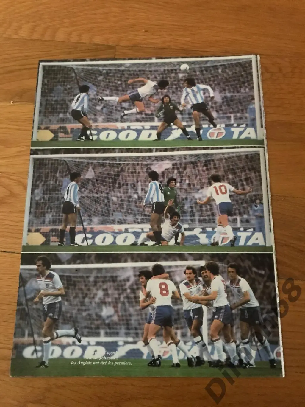 сб англии 1981/82г из журнала onze 1