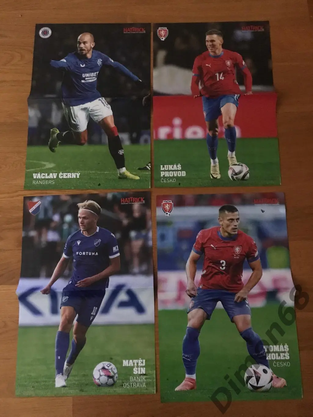 HATTRICK 20штшт всё одним лотом 400р постеров игроков 3