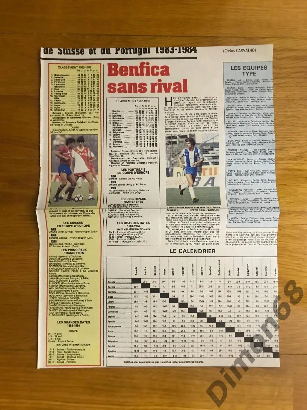 Осер 83-84г из onze 1