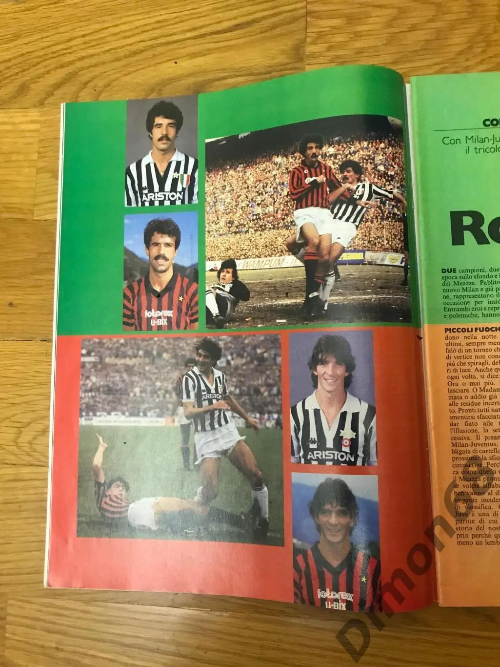 Guerin sportivo’50 1986г снимки 18команд C1без обложки и не целый 1